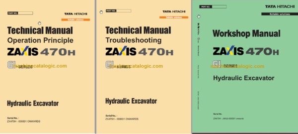 Hitachi ZAXIS 470H GI Series Technicial and Workshop Manual