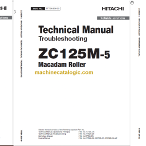 Hitachi ZC125M-5 Technicial and Workshop Manual