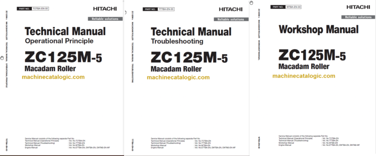 Hitachi ZC125M-5 Technicial and Workshop Manual