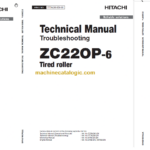 Hitachi ZC220P-6 Technicial and Workshop Manual