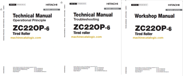 Hitachi ZC220P-6 Technicial and Workshop Manual