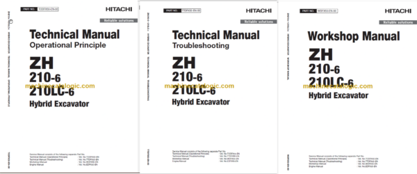 Hitachi ZH210-6 ZX210LC-6 Technicial and Workshop Manual