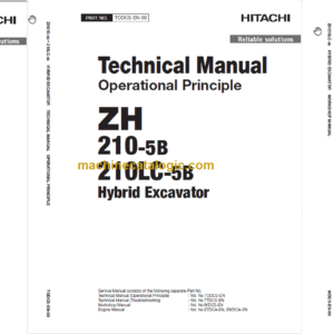 Hitachi ZH210LC-5B Technicial and Workshop Manual