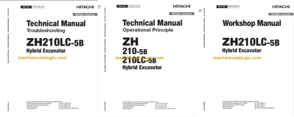 Hitachi ZH210LC-5B Technicial and Workshop Manual