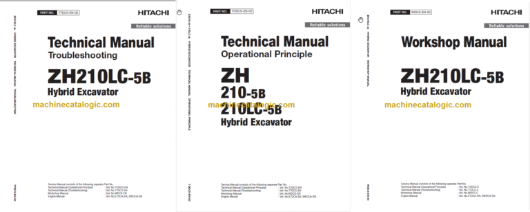 Hitachi ZH210LC-5B Technicial and Workshop Manual