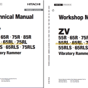 Hitachi ZV55R Technicial and Workshop Manual