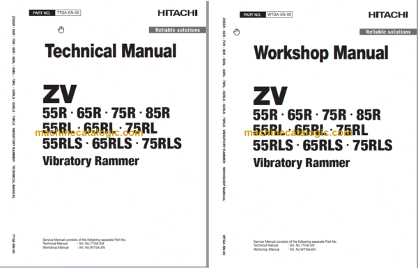 Hitachi ZV55R Technicial and Workshop Manual