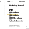 Hitachi ZX110-3 ZX120-3 ZX135US-3 Technical and Workshop Manual