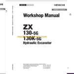Hitachi ZX130-5G ZX130K-5G Technical and Workshop Manual