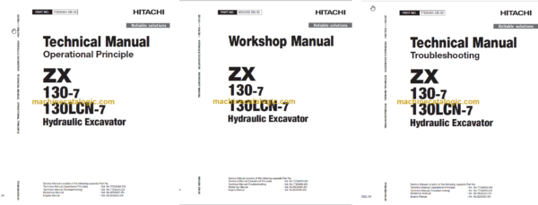 Hitachi ZX130-7 130LCN-7 Technical and Workshop Manual