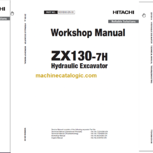 Hitachi ZX130-7H Technical and Workshop Manual