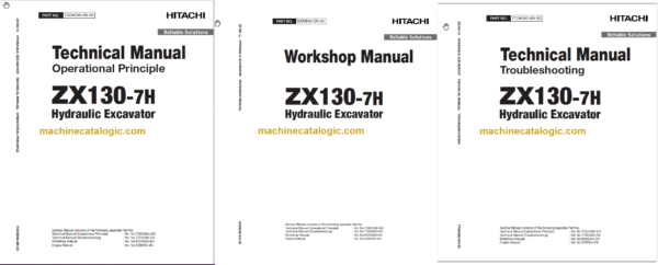 Hitachi ZX130-7H Technical and Workshop Manual