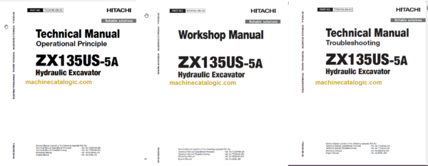 Hitachi ZX135US-5A Technical and Workshop Manual