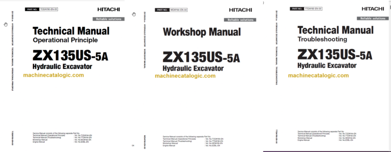 Hitachi ZX135US-5A Technical and Workshop Manual