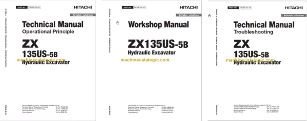 Hitachi ZX135US-5B Technical and Workshop Manual