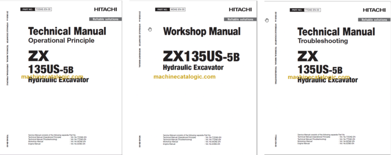 Hitachi ZX135US-5B Technical and Workshop Manual