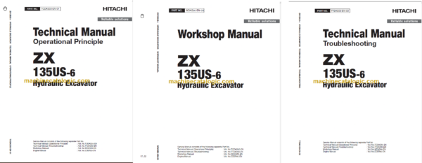 Hitachi ZX135US-6 Technical and Workshop Manual