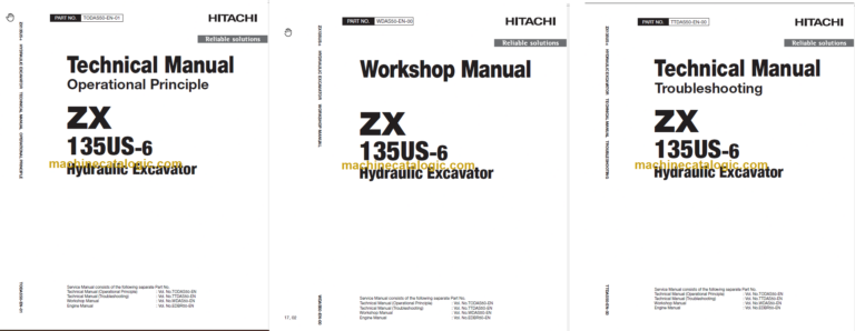 Hitachi ZX135US-6 Technical and Workshop Manual