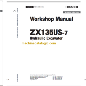 Hitachi ZX135US-7 Technical and Workshop Manual