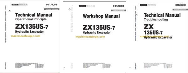 Hitachi ZX135US-7 Technical and Workshop Manual