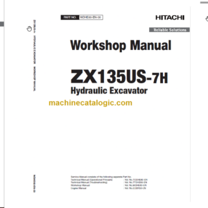 Hitachi ZX135US-7H Technical and Workshop Manual