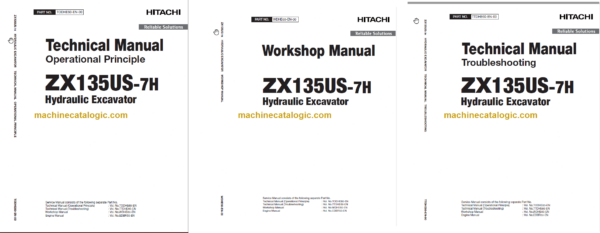 Hitachi ZX135US-7H Technical and Workshop Manual