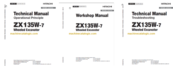 Hitachi ZX135W-7 Technical and Workshop Manual