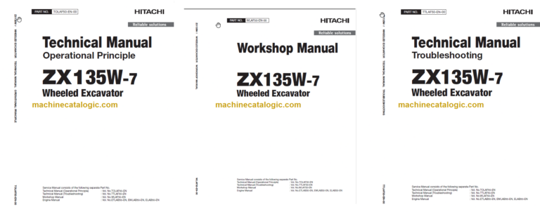 Hitachi ZX135W-7 Technical and Workshop Manual