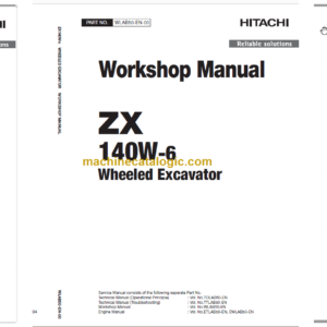 Hitachi ZX140W-6 Technical and Workshop Manual