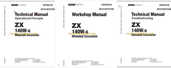 Hitachi ZX140W-6 Technical and Workshop Manual