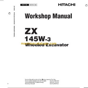 Hitachi ZX145W-3 Technical and Workshop Manual