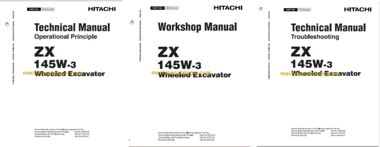 Hitachi ZX145W-3 Technical and Workshop Manual