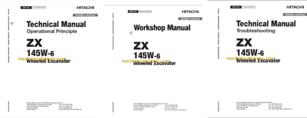 Hitachi ZX145W-6 Technical and Workshop Manual