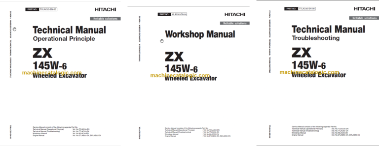 Hitachi ZX145W-6 Technical and Workshop Manual
