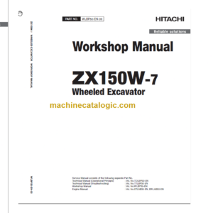 Hitachi ZX150W-7 Technical and Workshop Manual