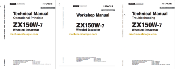 Hitachi ZX150W-7 Technical and Workshop Manual