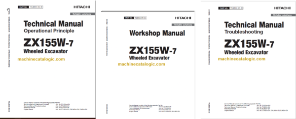 Hitachi ZX155W-7 Technical and Workshop Manual