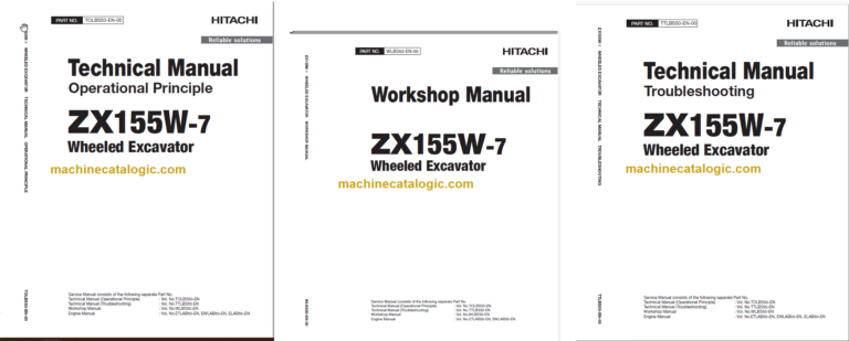 Hitachi ZX155W-7 Technical and Workshop Manual