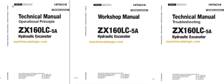 Hitachi ZX160LC-5A Technical and Workshop Manual