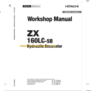 Hitachi ZX160LC-5B Technical and Workshop Manual