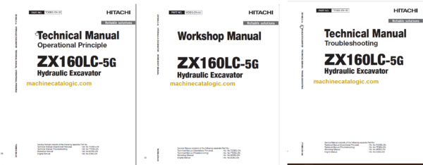 Hitachi ZX160LC-5G Technical and Workshop Manual