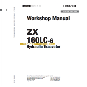 Hitachi ZX160LC-6 Technical and Workshop Manual