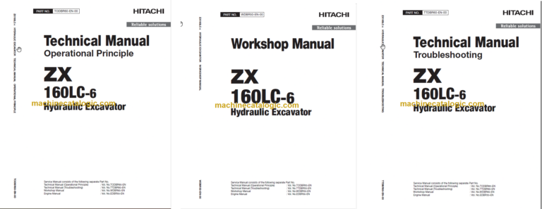 Hitachi ZX160LC-6 Technical and Workshop Manual