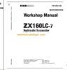 Hitachi ZX160LC-7 Technical and Workshop Manual