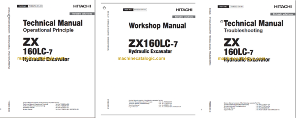 Hitachi ZX160LC-7 Technical and Workshop Manual