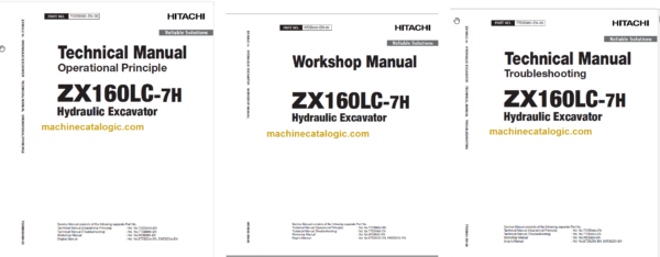 Hitachi ZX160LC-7H Technical and Workshop Manual