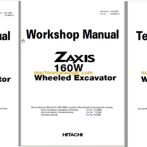 Hitachi ZX160W Technical and Workshop Manual