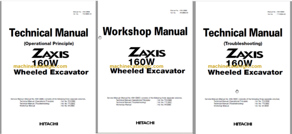 Hitachi ZX160W Technical and Workshop Manual