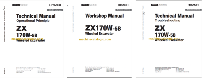 Hitachi ZX170W-5B Technical and Workshop Manual