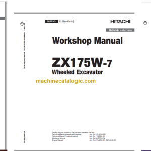 Hitachi ZX175W-7 Technical and Workshop Manual